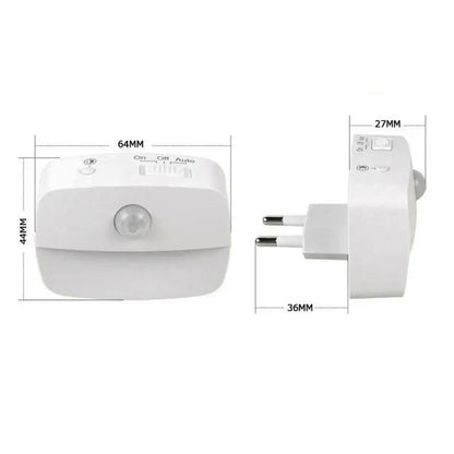PIR Sensor LED Night Lamp for Bedroom, Stairs And WC - EU/US Plug