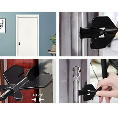 Portable Door Lock Stopper for Travel, Home And Child Safety