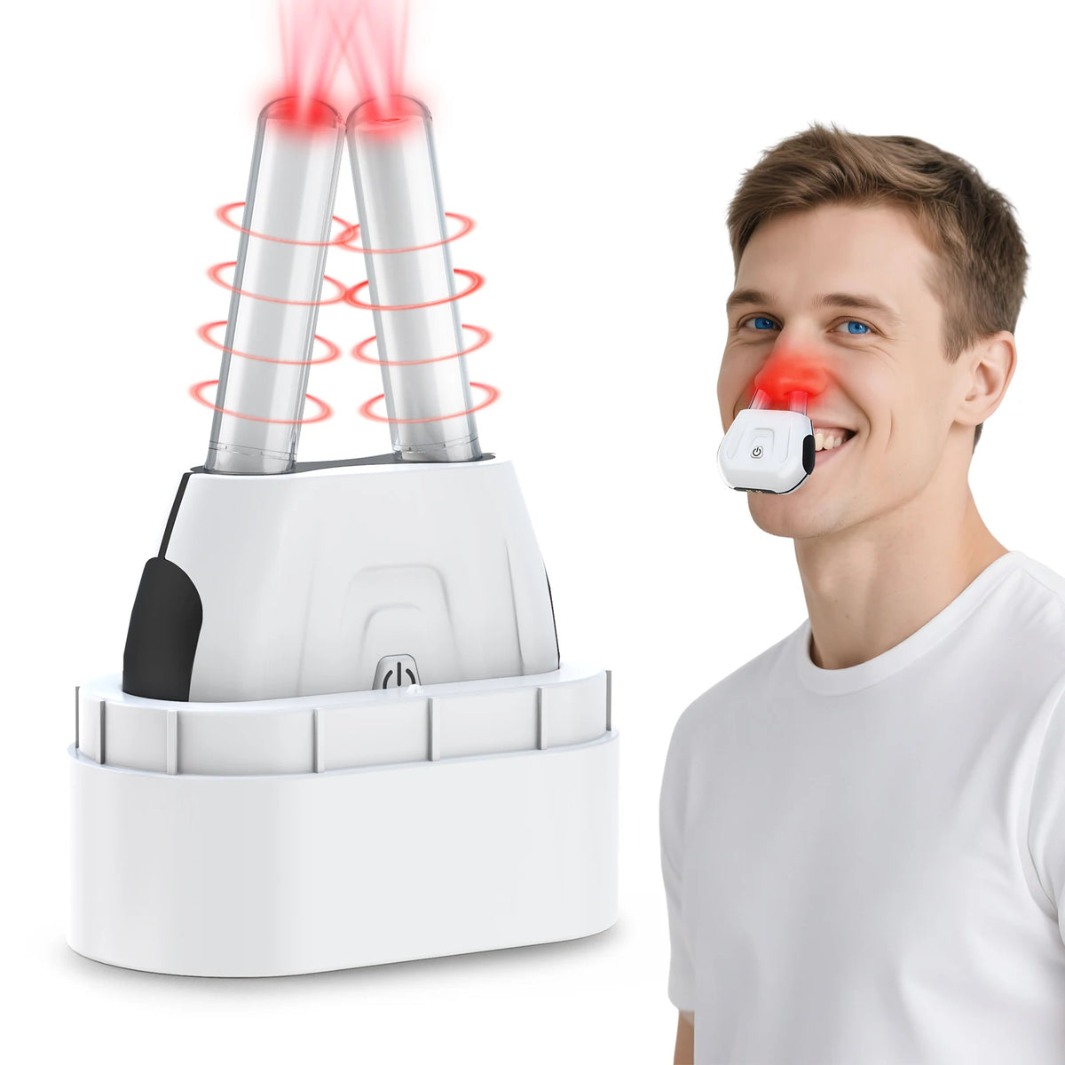 Red Light Nasal Therapy Device — 650nm Sinus & Allergy Care