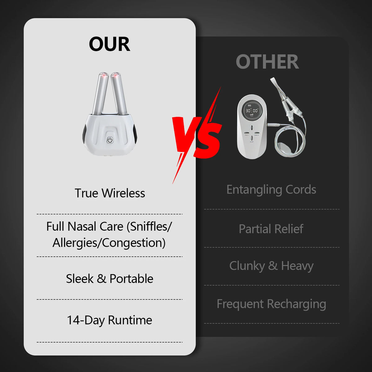 Red Light Nasal Therapy Device — 650nm Sinus & Allergy Care - Image 3