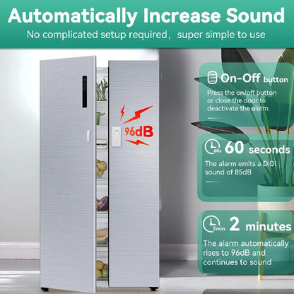 Ultra-Slim Refrigerator Alarm for Open Doors And Safety Alert
