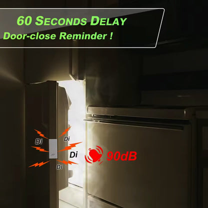Ultra-Slim Refrigerator Alarm for Open Doors And Safety Alert