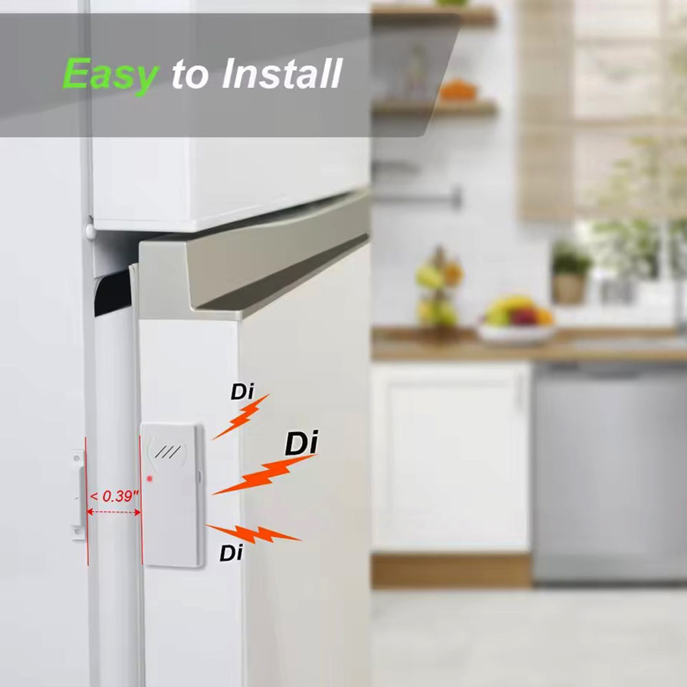 Ultra-Slim Refrigerator Alarm for Open Doors And Safety Alert