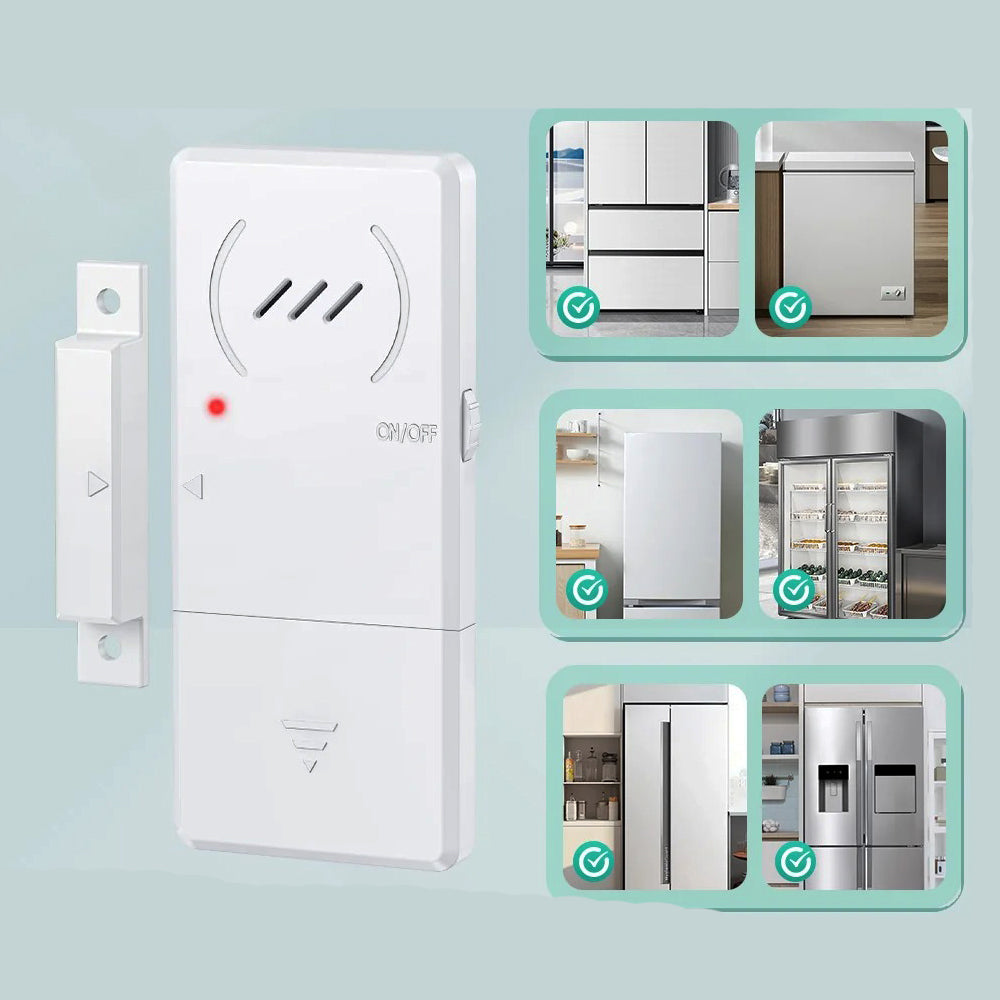 Ultra-Slim Refrigerator Alarm for Open Doors And Safety Alert