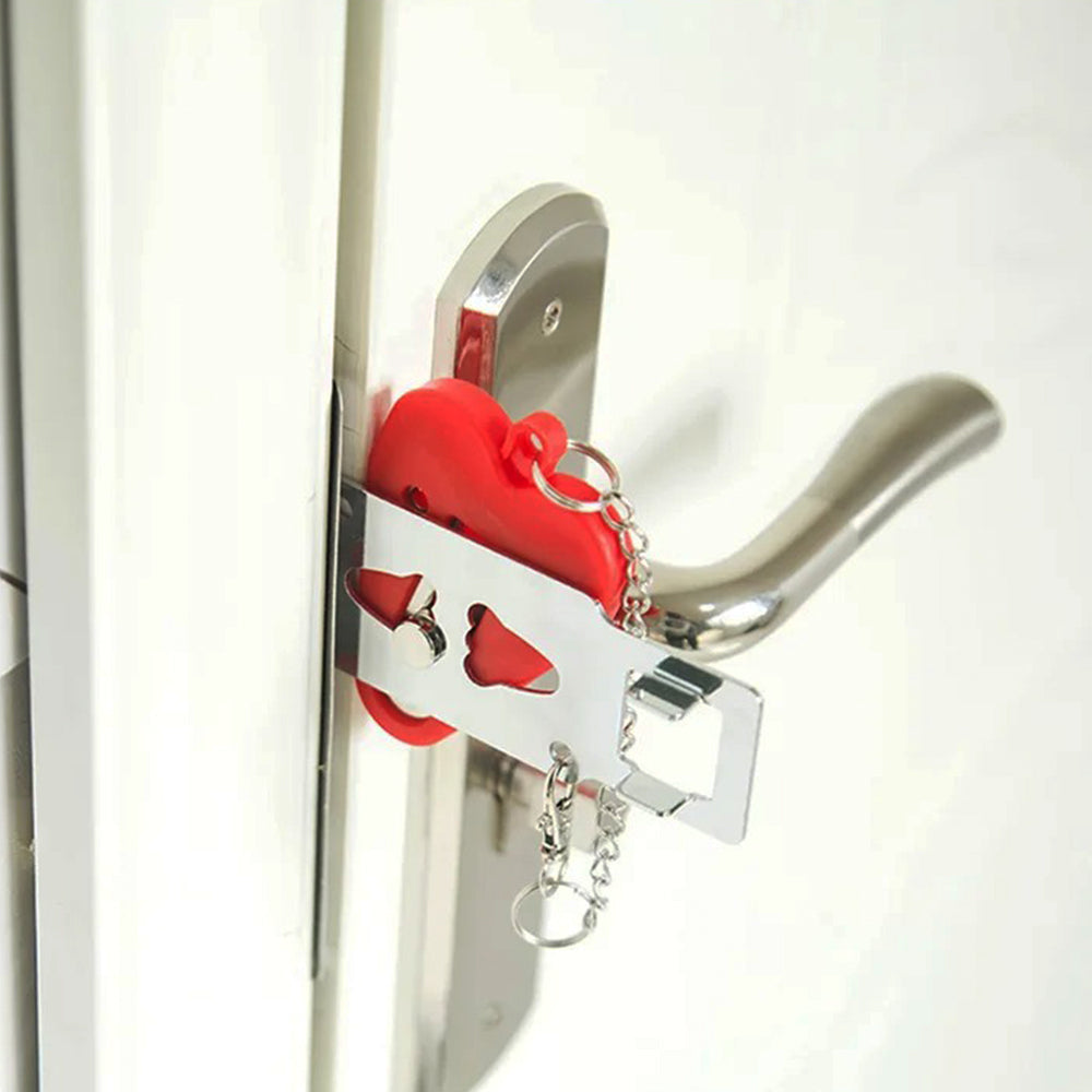 Manual Hotel Room Door Lock for Added Security And Travel