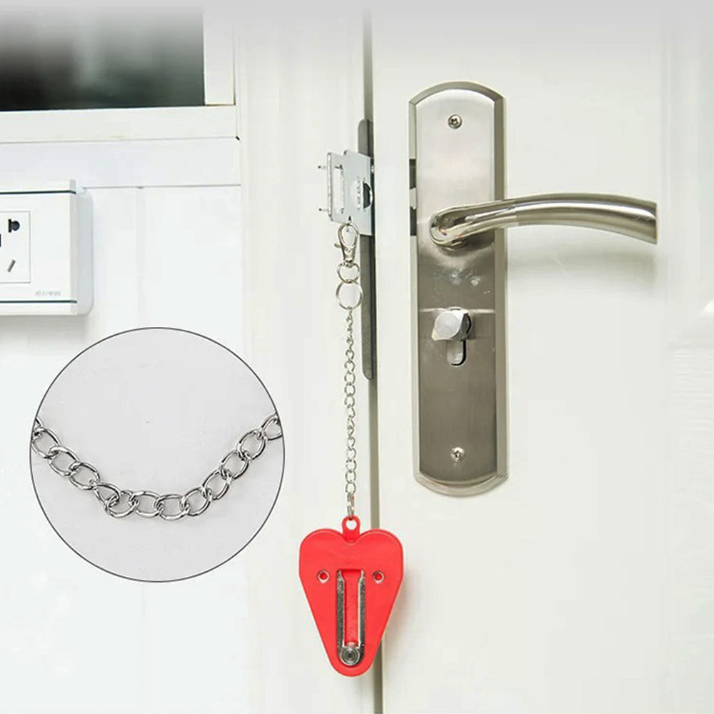 Manual Hotel Room Door Lock for Added Security And Travel