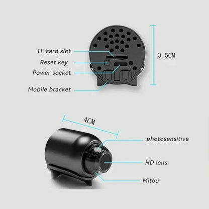 1080P HD X5 Mini Security Camera with Audio And Video Recording