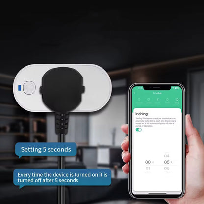 Smart WiFi ZigBee Plug 16A/20A with Power Monitor And Voice Control