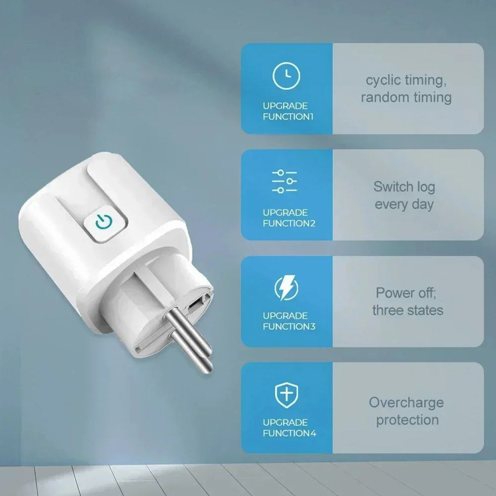 Smart WiFi ZigBee Plug EU 16A And 20A with Power Monitor And Timer