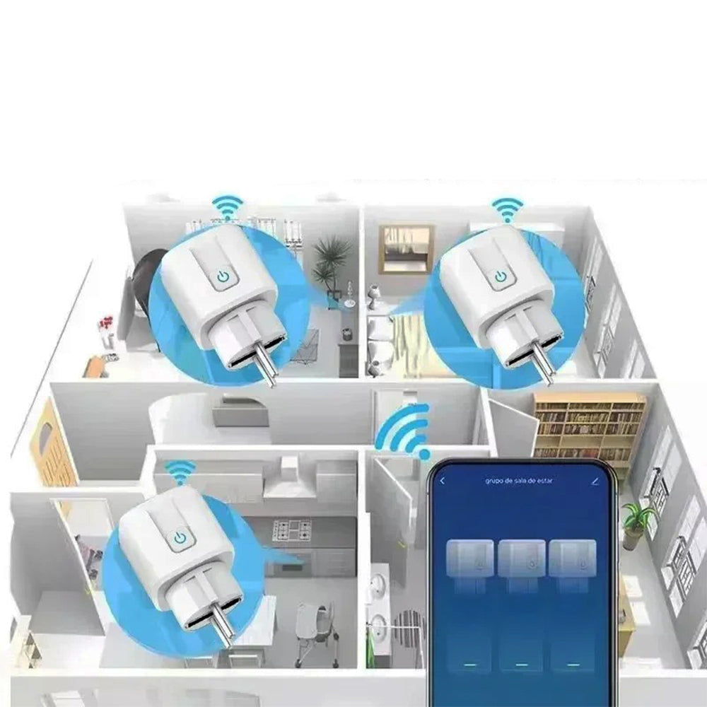 Smart WiFi ZigBee Plug EU 16A And 20A with Power Monitor And Timer