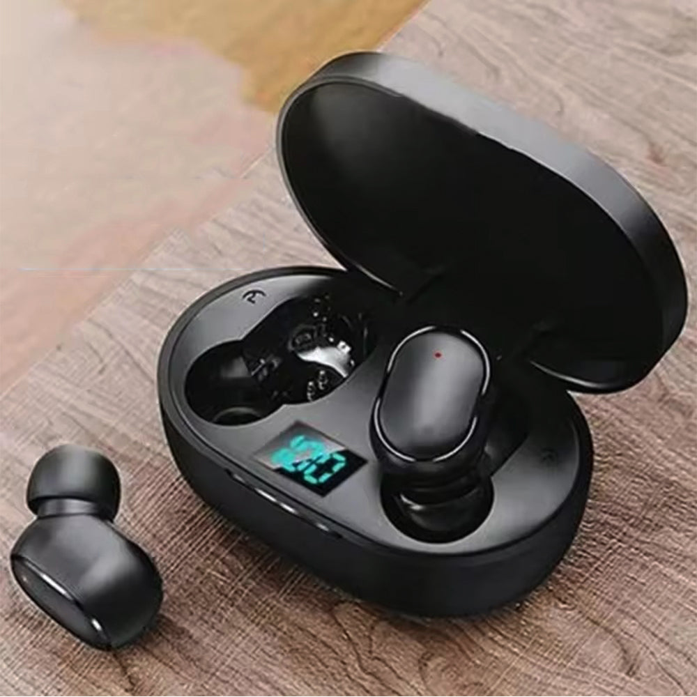 E6S TWS Wireless Bluetooth Earbuds with Mic And Noise Cancelling Sound