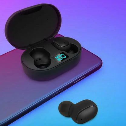 E6S TWS Wireless Bluetooth Earbuds with Mic And Noise Cancelling Sound