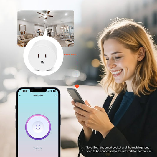 WiFi Smart Plug 4-Pack — Works with Alexa & Google Home