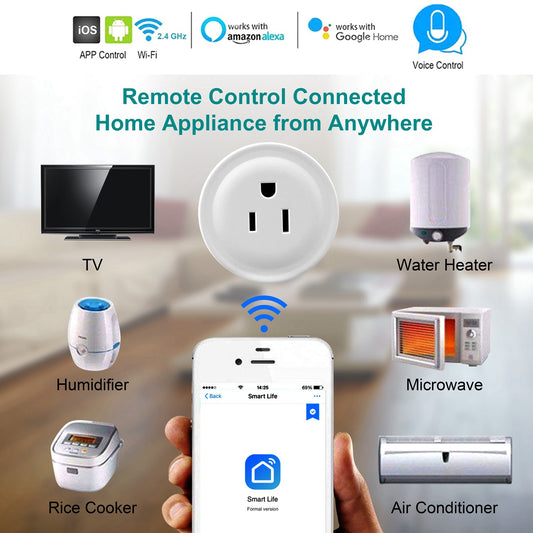 WiFi Smart Plug US — App & Voice Control Timer Socket - Image 2