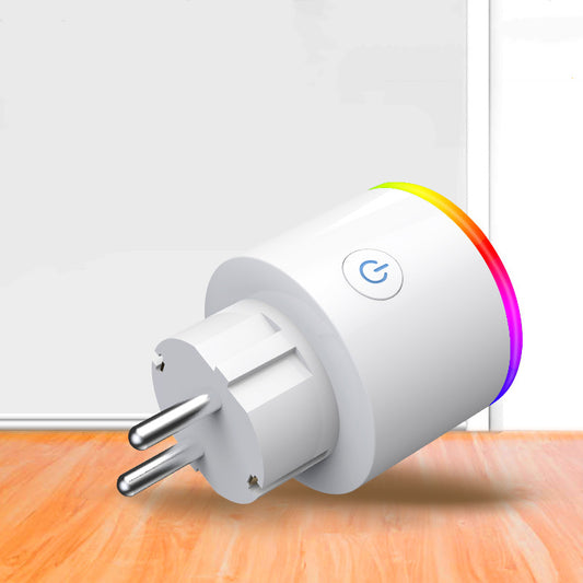WiFi Smart Socket EU Plug — Power Monitor, Alexa & Google