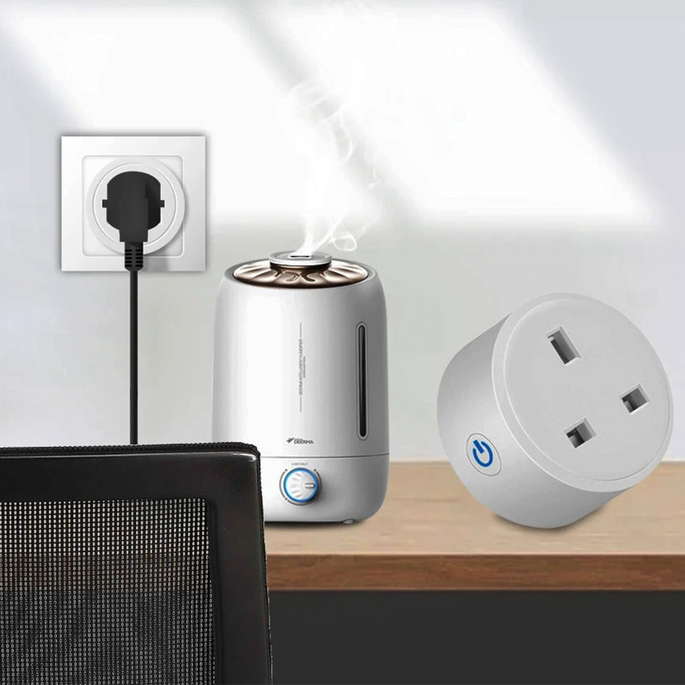 WiFi Tuya Smart Socket 20A UK Adapter for Alexa And Google Home