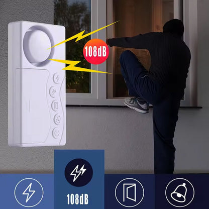 High Volume 108dB Wireless DoorAnd Window Alarm for Protection
