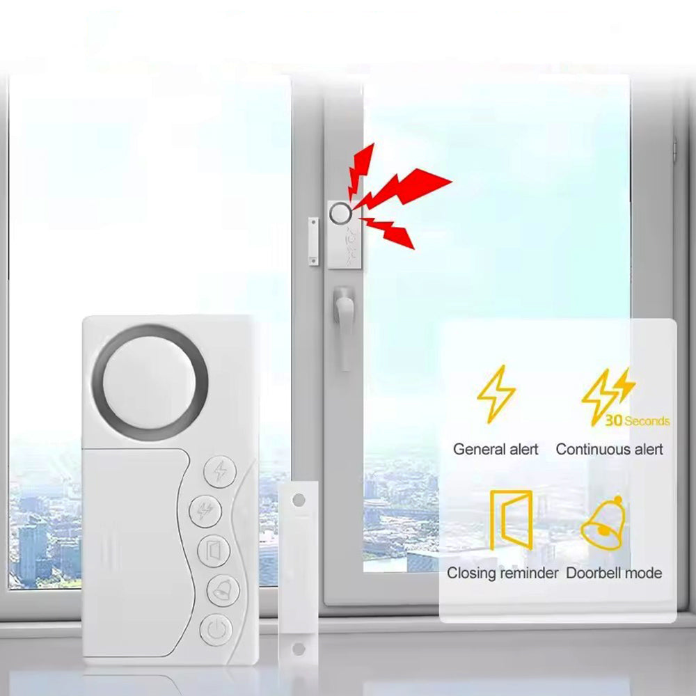 High Volume 108dB Wireless DoorAnd Window Alarm for Protection