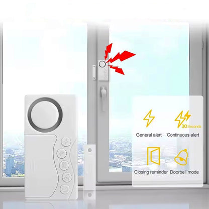 High Volume 108dB Wireless DoorAnd Window Alarm for Protection