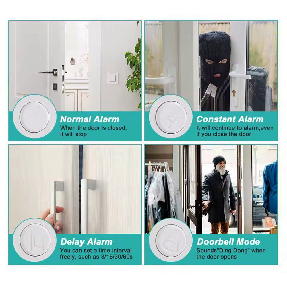 Wireless Fridge And Freezer Door Alarm with Adjustable Time Delay