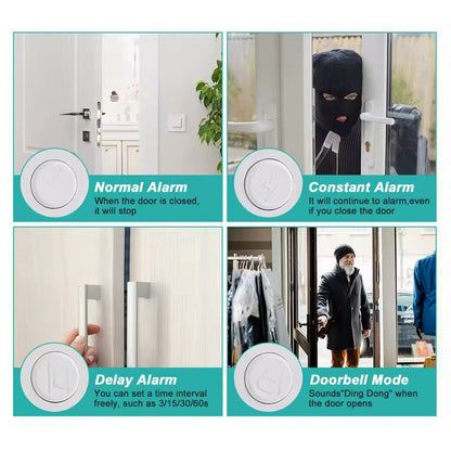 Wireless Fridge And Freezer Door Alarm with Adjustable Time Delay