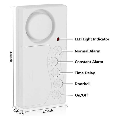 Wireless Fridge And Freezer Door Alarm with Adjustable Time Delay