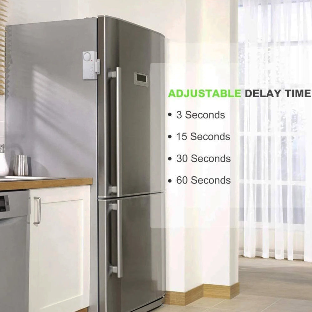 Wireless Fridge And Freezer Door Alarm with Adjustable Time Delay