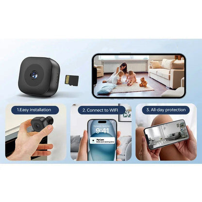 Wireless Mini 4K Security Camera with Remote Monitoring And Surveillance