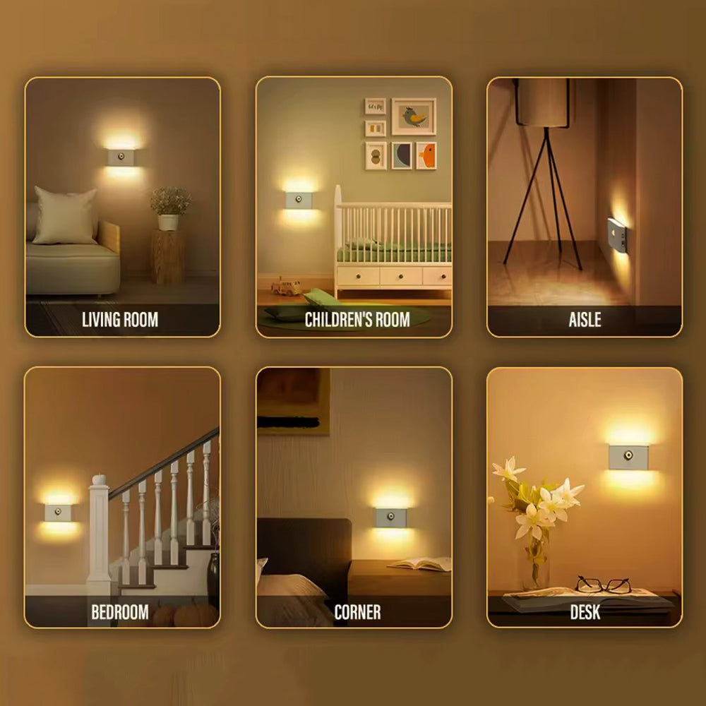 Wireless Motion Sensor Wall Light for Bedroom, Corridor And Bathroom