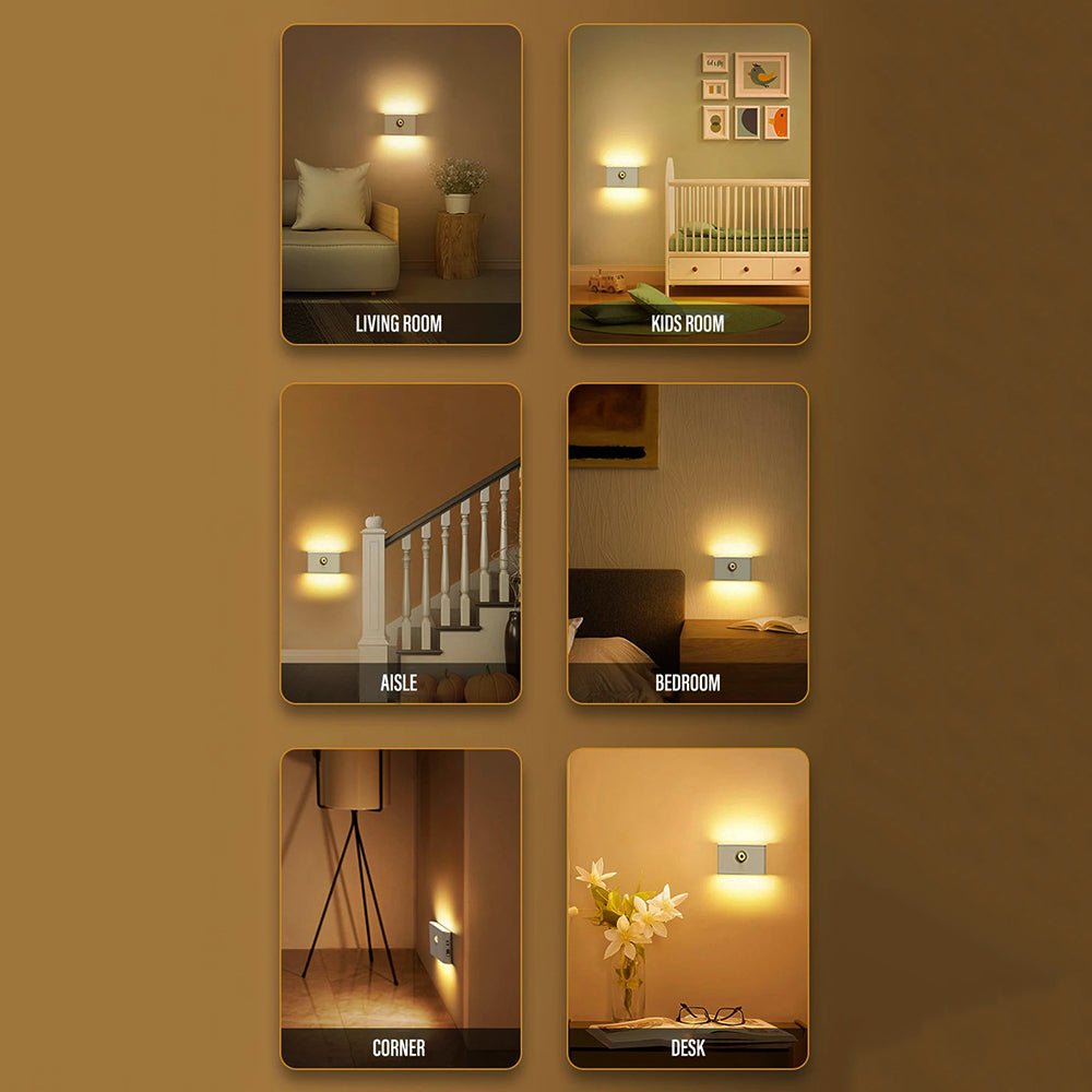 Wireless Motion Sensor Wall Light for Bedroom, Corridor And Bathroom