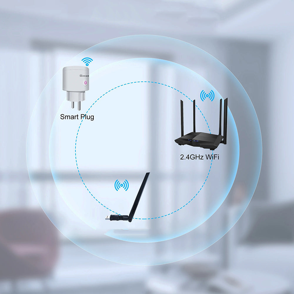 Smart Home Plug 20A ZigBee Socket Works with Google And Alexa