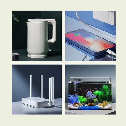 Smart Home Plug 20A ZigBee Socket Works with Google And Alexa